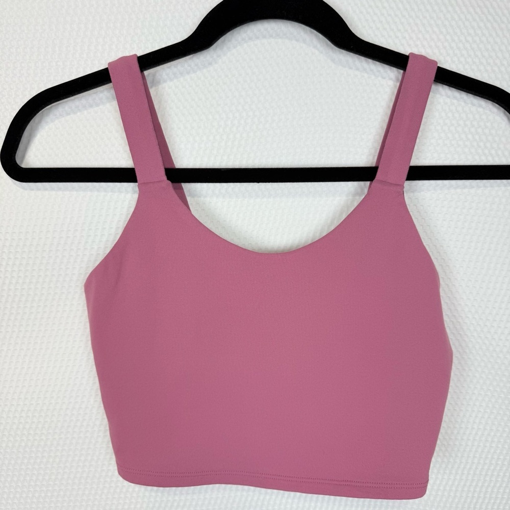 ALO Yoga Fortify Sports Bra Tank - Size Small in Dragonfruit.  Without Pads